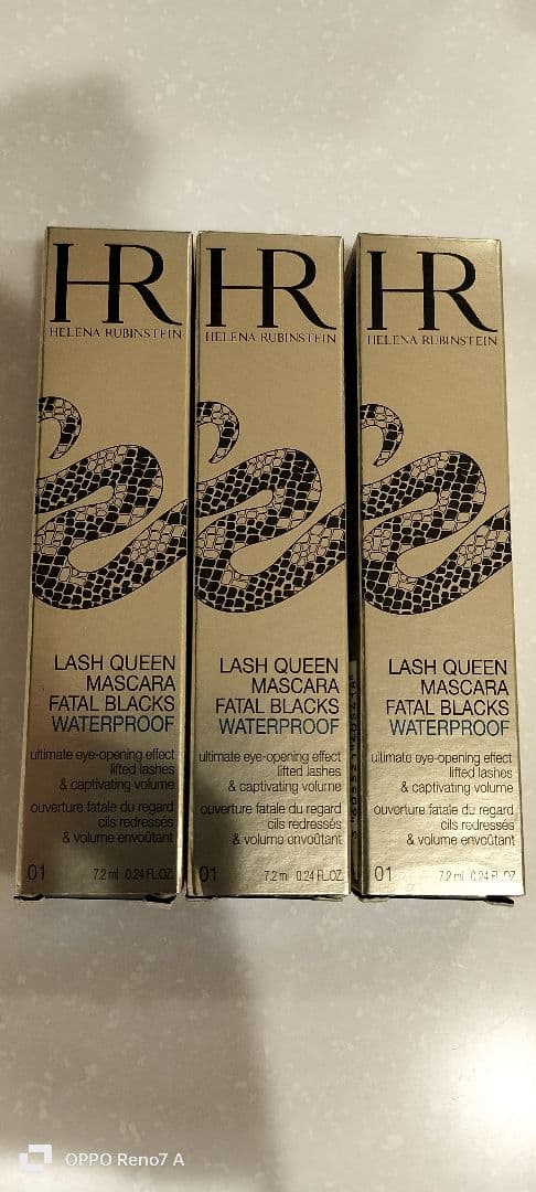 新品　3箱セット　ラッシュ クイーン コブラ ブラック WP 01