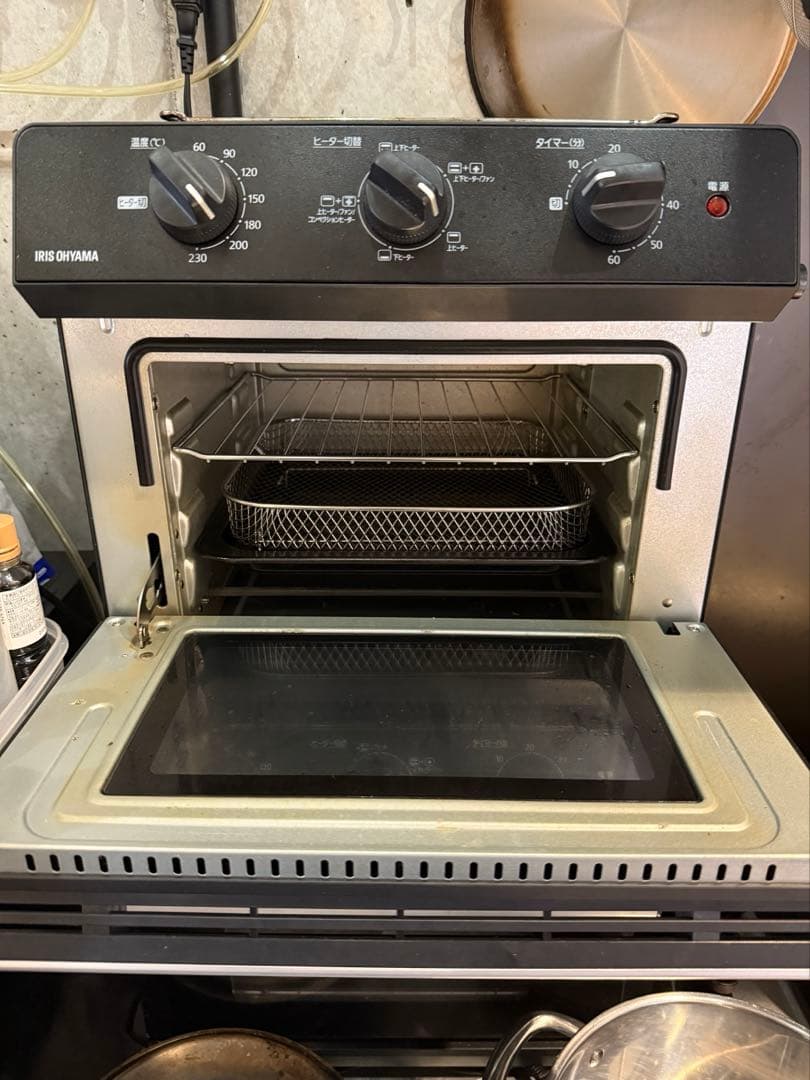【美品】アイリスオーヤマ ノンフライ　コンベクションオーブン　トースター