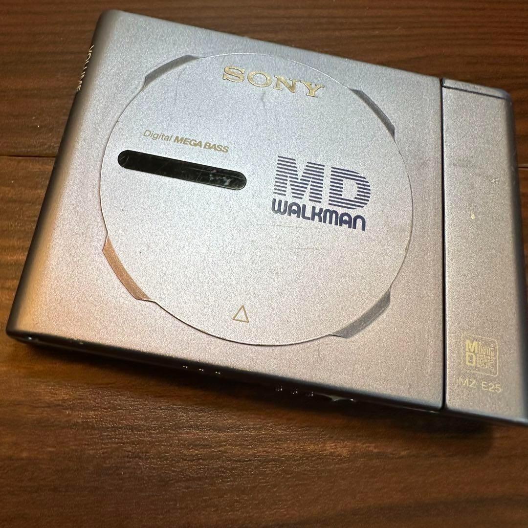 ポータブルプレーヤー SONY MZ-E25 MD Player 0355