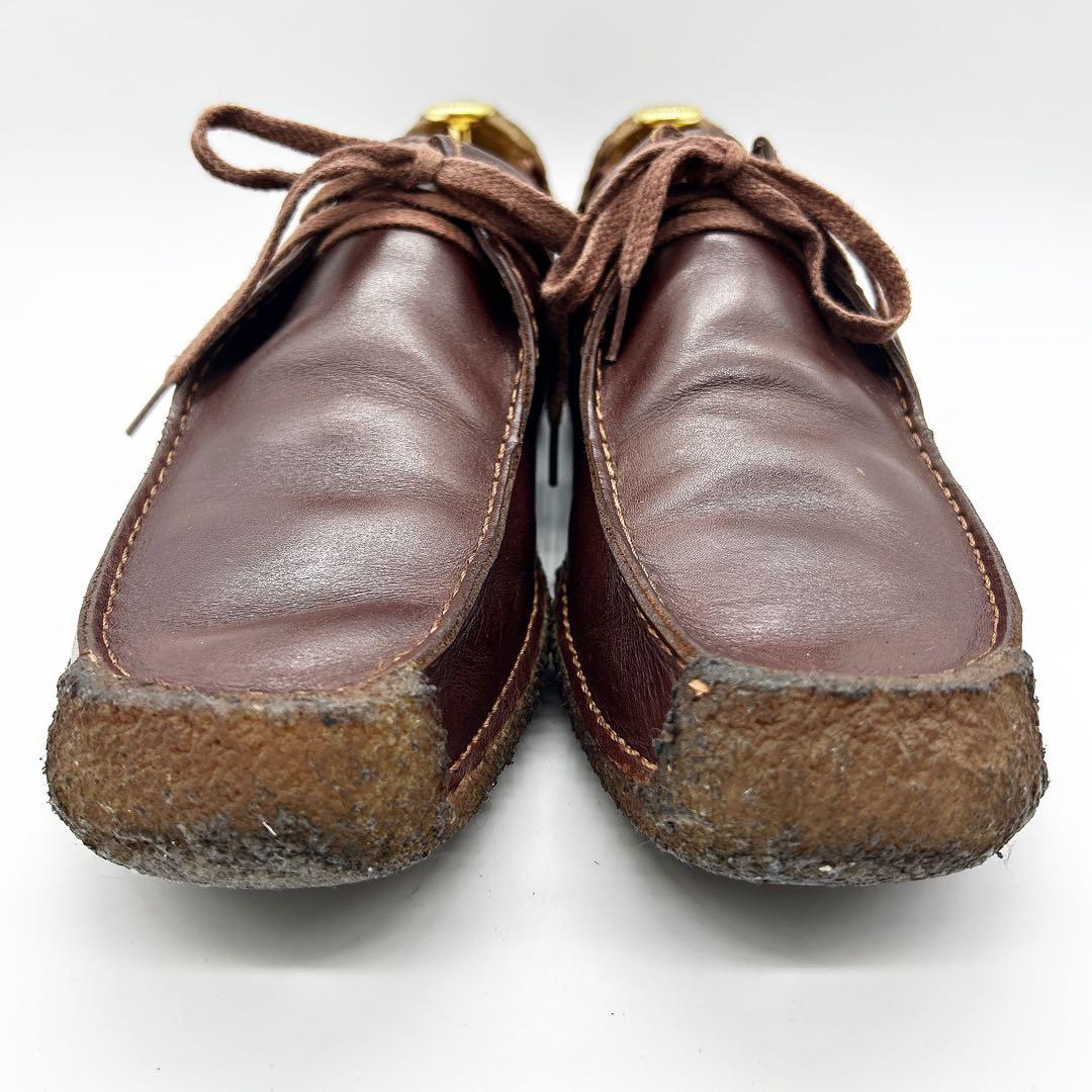 【極美品】Clarks クラークス 27.5 ナタリー レザー ブラウン