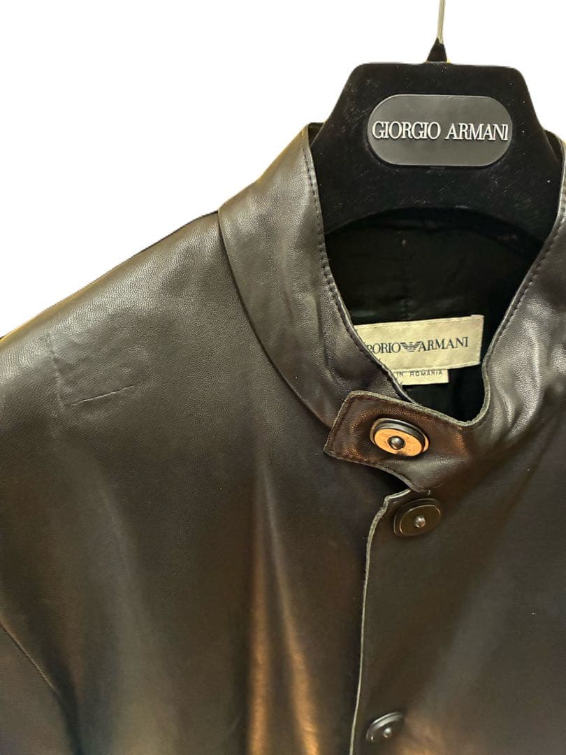 破格　EMPORIO ARMANI ラムレザージャケット