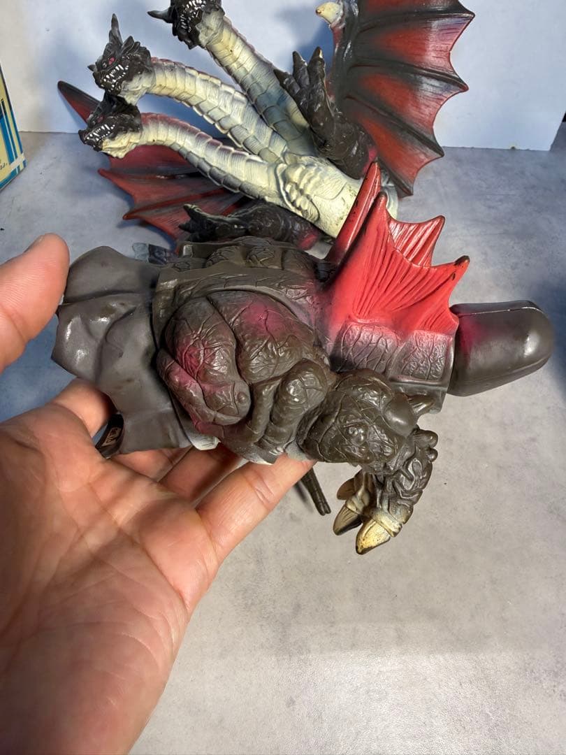 バンダイ 1996 デスギドラ ソフビ ゴジラ モスラ 大型 フィギュア　当時物