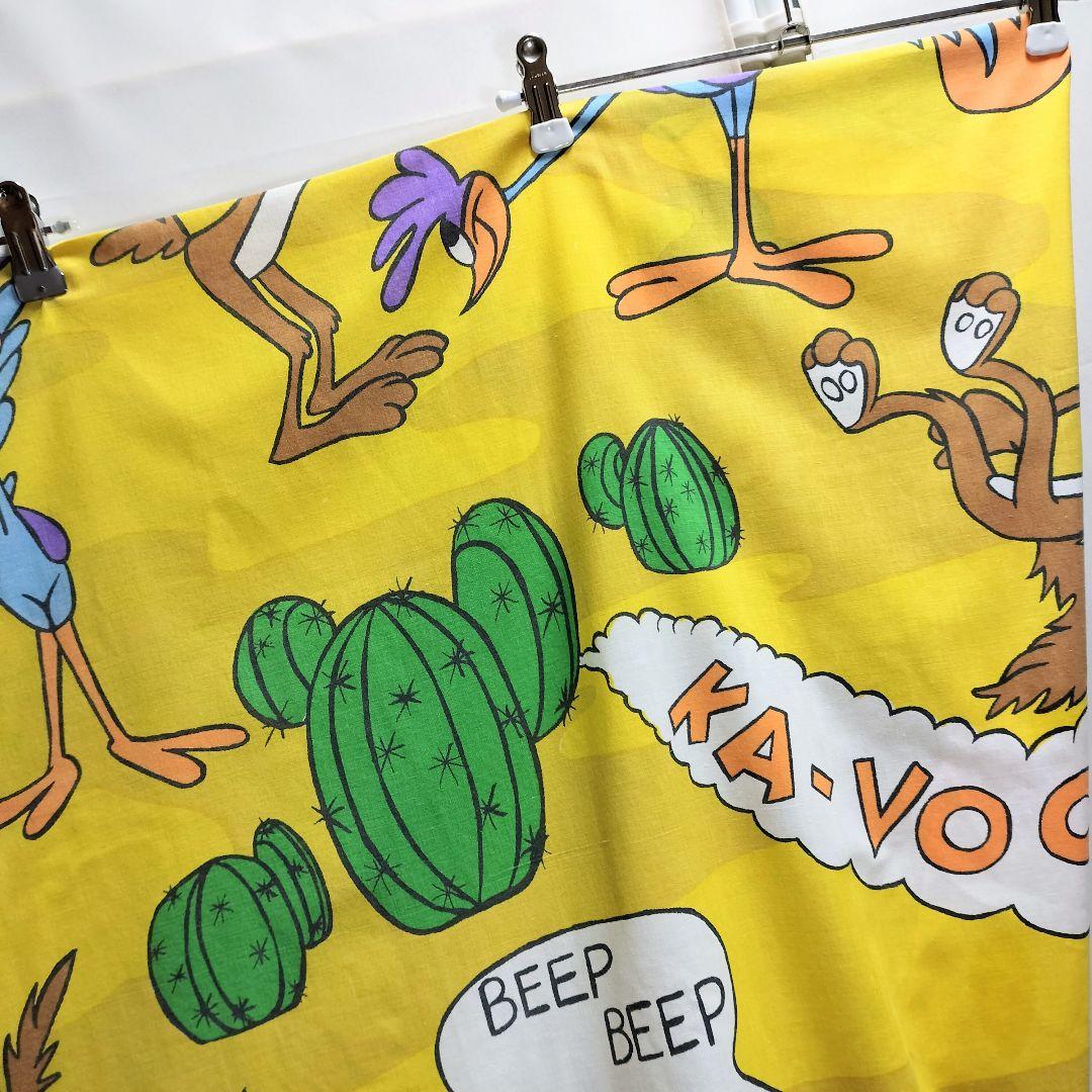 70s ヴィンテージ ロードランナー コヨーテ シーツ ルーニー ワーナー 美品