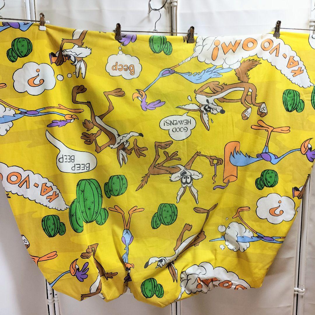 70s ヴィンテージ ロードランナー コヨーテ シーツ ルーニー ワーナー 美品