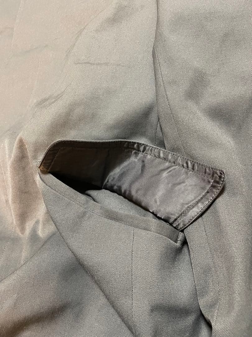 ミリタリー トレンチコート ドイツ軍 ステンカラーコート  ライナー付き