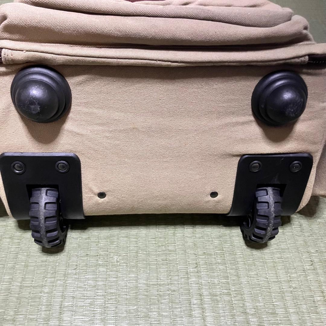 H*E様 【極希少】DIESEL キャリーバッグ レザー 迷彩 ミリタリー