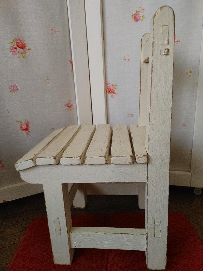 セミアンティーク　チャイルドチェアー＋手作り座布団セット