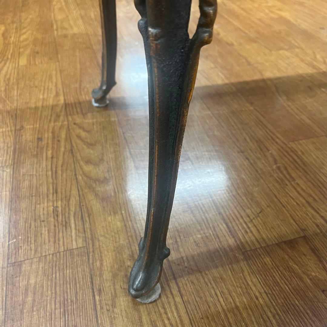 アンティーク イタリア オニキス コーヒーテーブル 大理石 天然石 タイルトップ