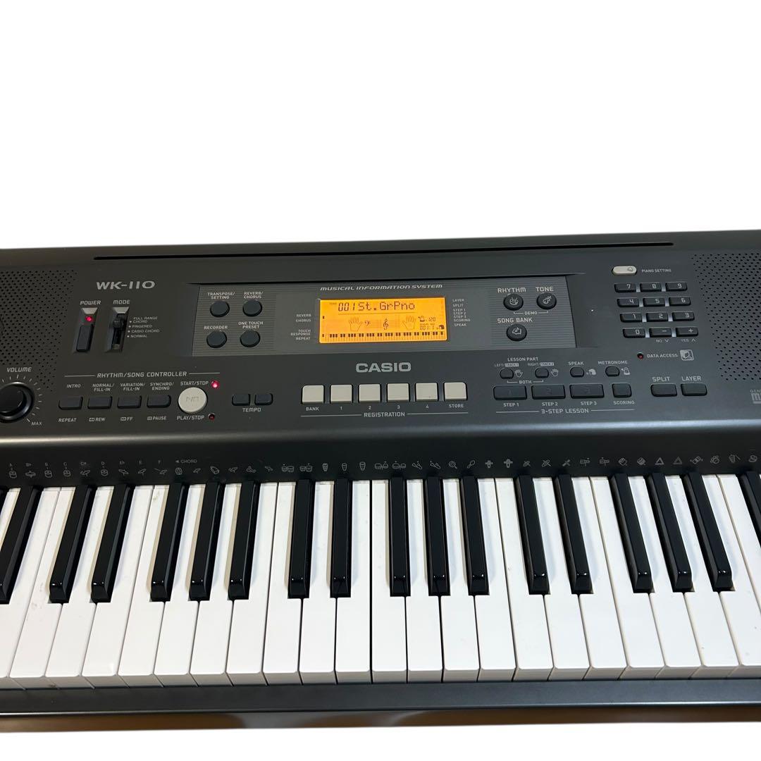 CASIO WK-110 77鍵 電子ピアノ キーボード