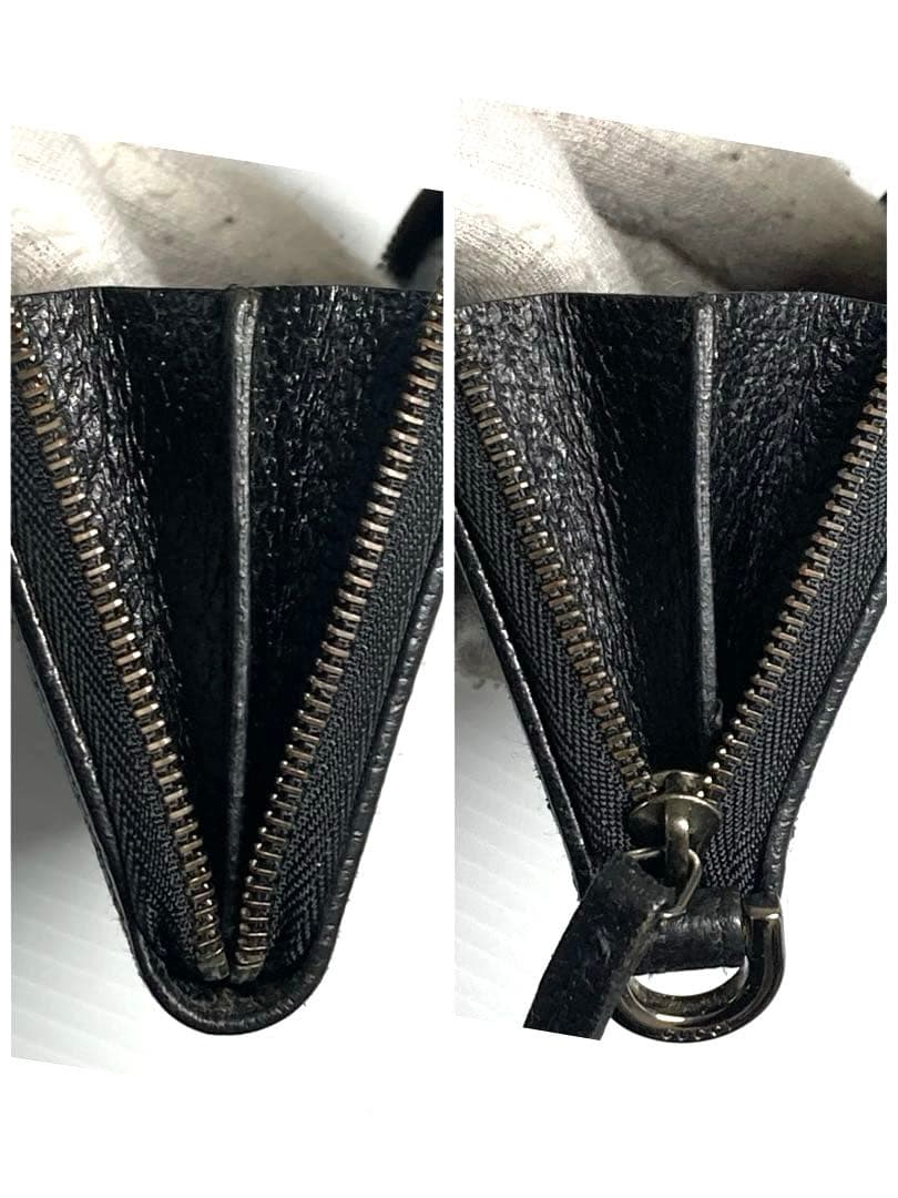 良品　GUCCI グッチ　GGキャンバス ケース　カードケース　ブラック