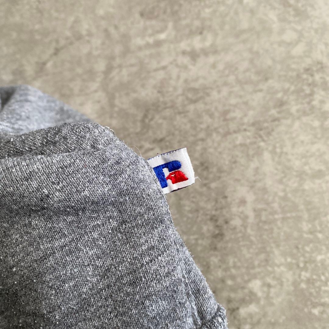 好プリント 80s ラッセル RUTGERS TRACK パーカー USA製 L