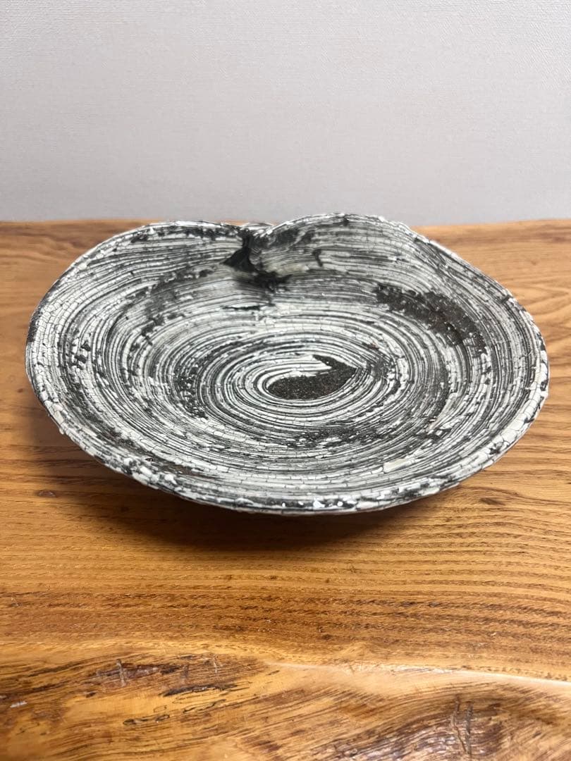 中川自然坊　刷毛目唐津　蛤鉢　入手困難品　美品　8寸鉢