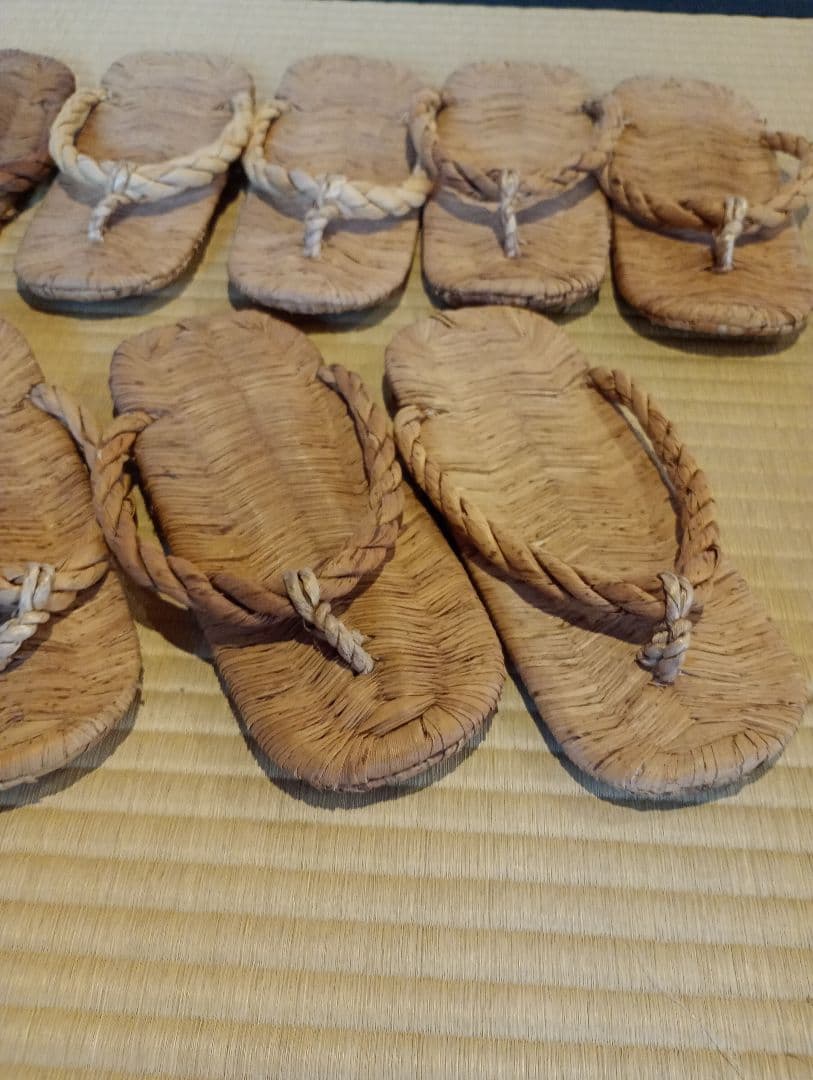 【茶道具】露地　草履5客セット　数寄屋草履　茶事道具　その他980