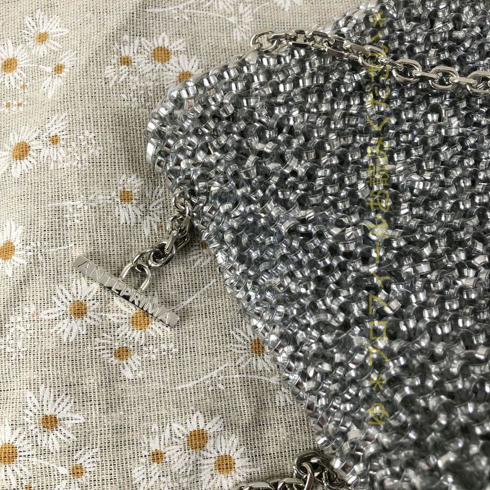 アンテプリマ バケットバッグ ショルダーバッグ シルバー