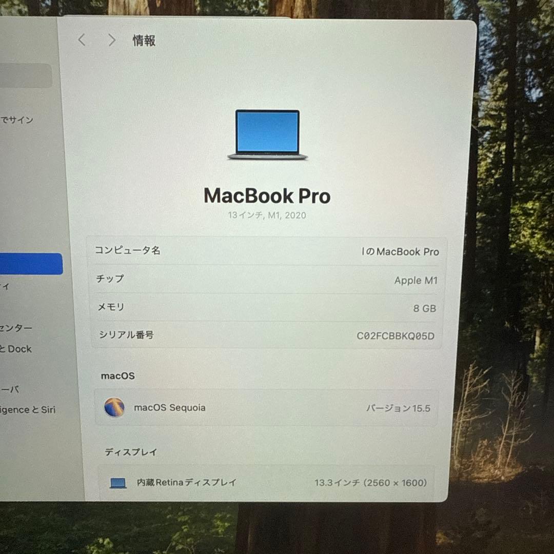 MacBook本体 Apple MacBook Pro M1 13 inch