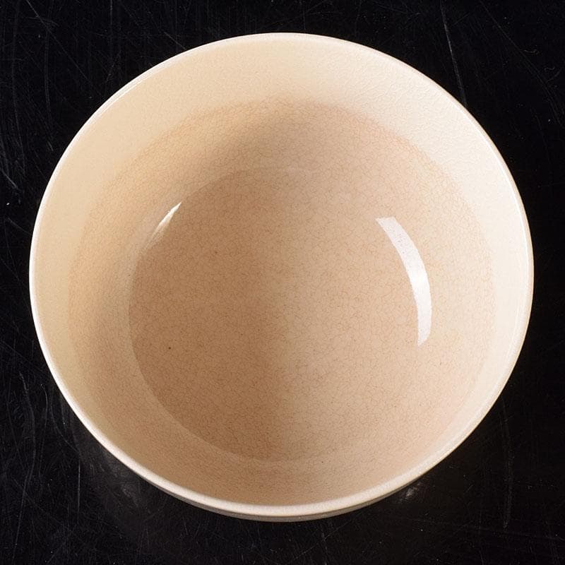 茶道具　京焼　伊東陶山造　色絵　藤模様　茶碗　共布共箱　V　R8118