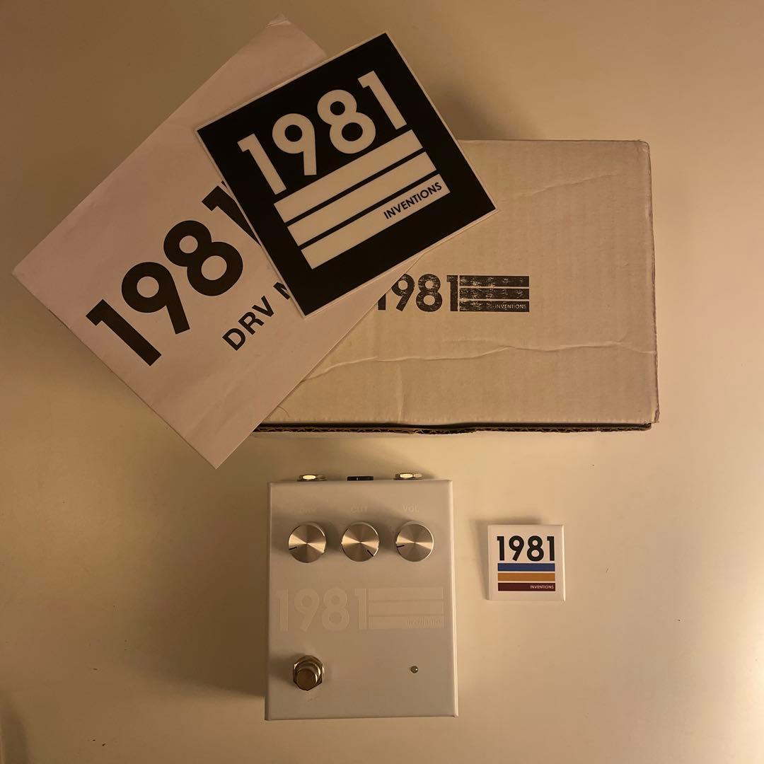 1981 Inventions DRV 白 元箱・説明書・ステッカー・ピンズ