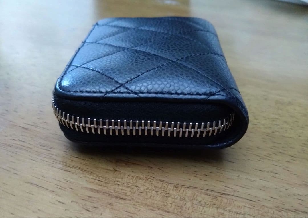 美品！正規品CHANELシャネル ブラックレザー ケース