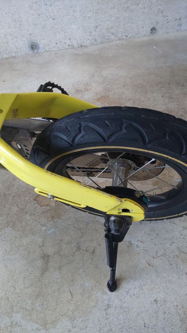 へんしんバイク イエロー スタンド付