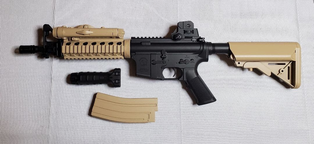 東京マルイ　M4　ソップモッド　電動ガンボーイズ　タン　カスタム　改修品　10禁