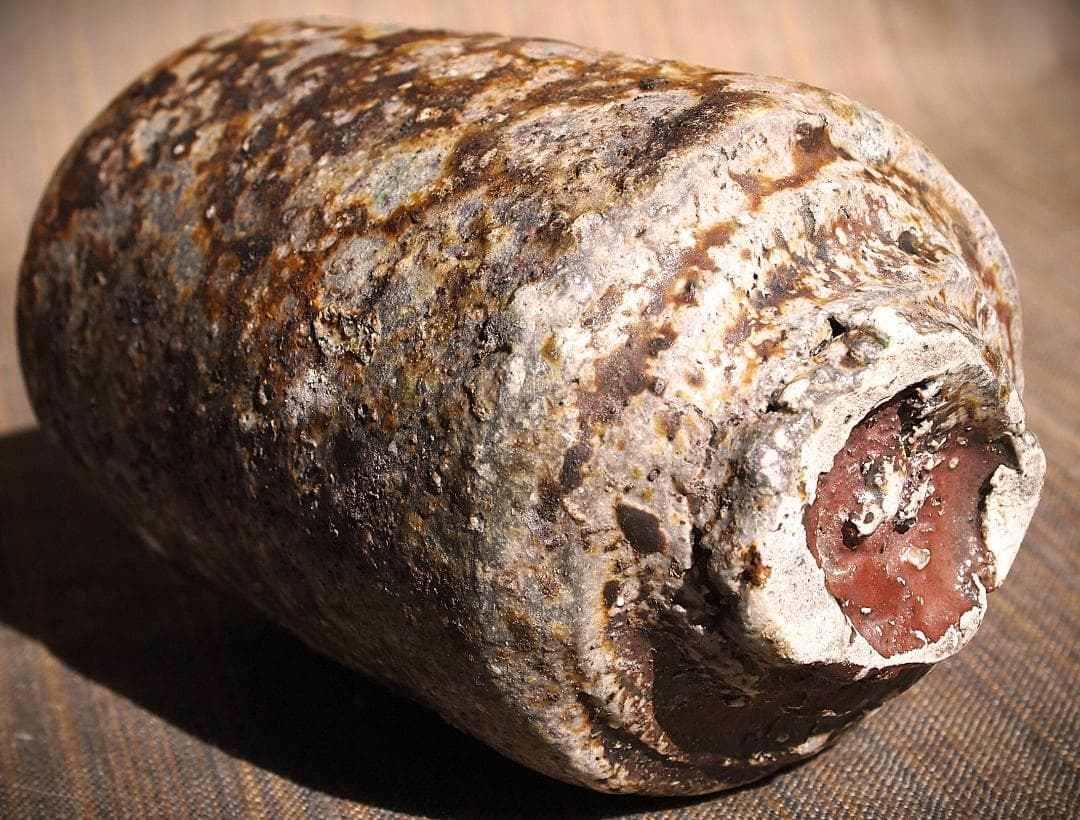 人気作家★大西雅文★赤丹波筒湯のみ