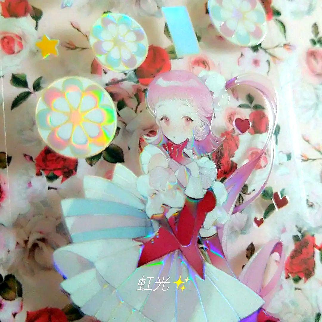 J278＃风来(虹光)Shine切り売り海外人物マステ女の子