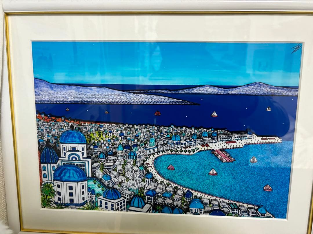 ヨハンペラトーネル　フレームアート　ギリシャ