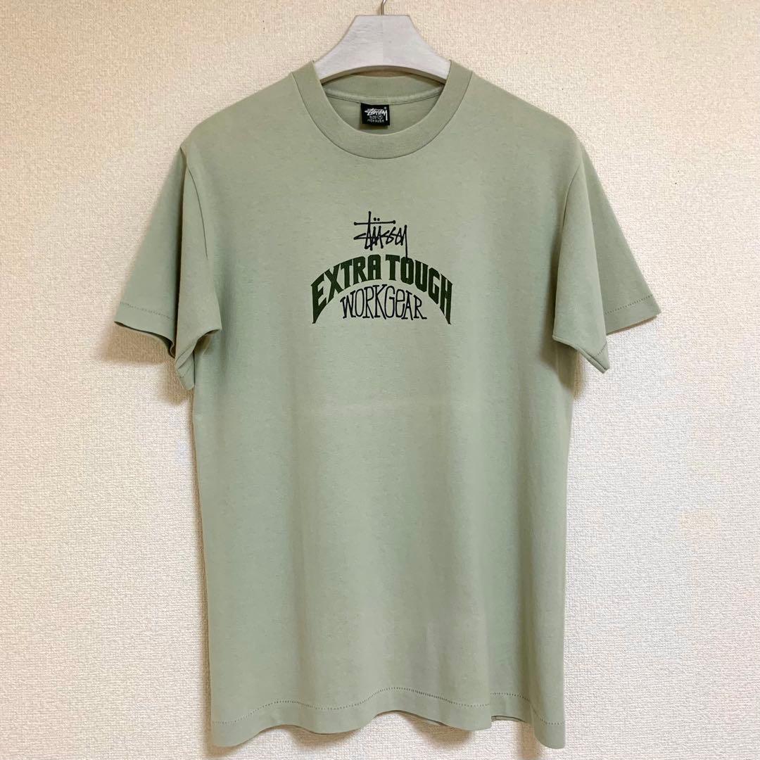 80s 後期 STUSSY 黒タグ USA製 EXTRA TOUGH TEE M