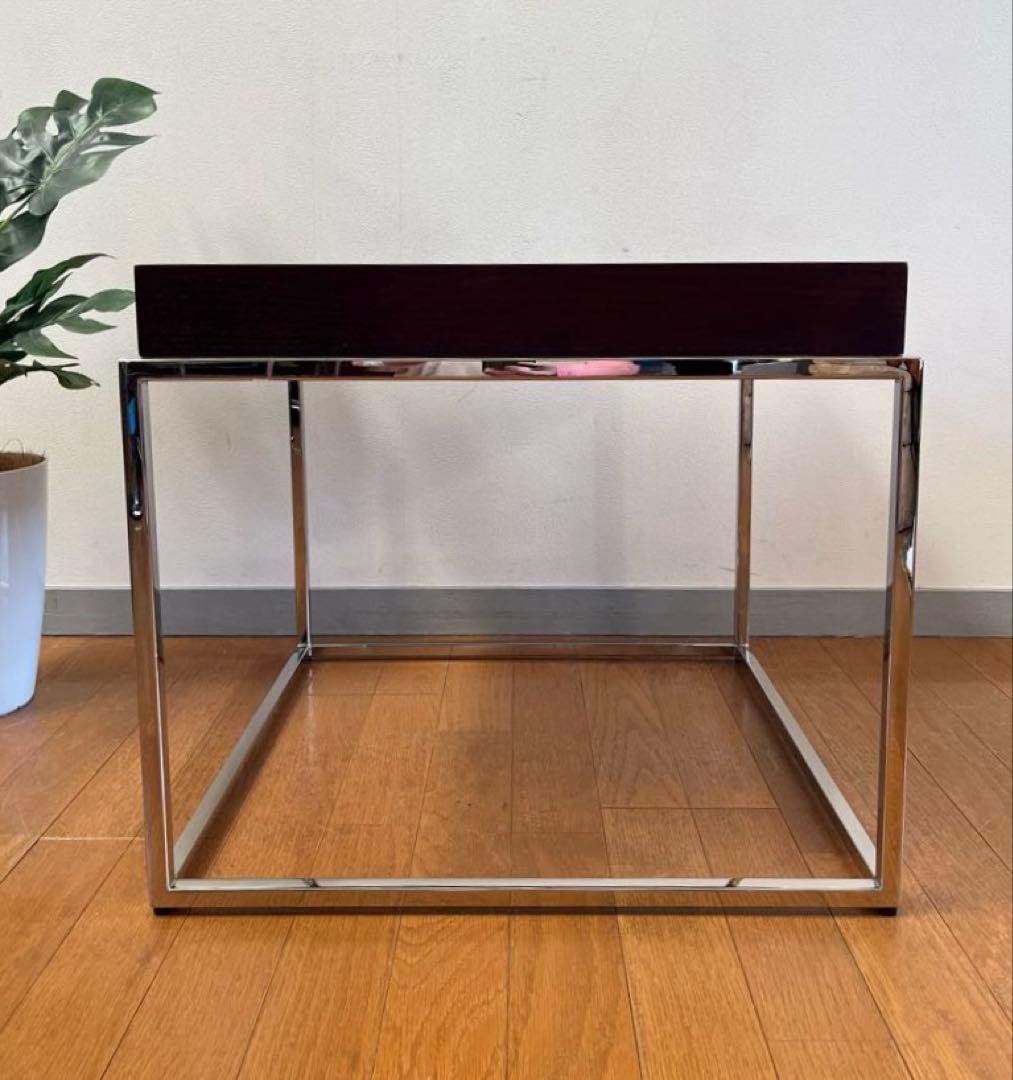 ◆未使用◆PLUS スクエアテーブル2020年製　ミッドセンチュリー　モダン