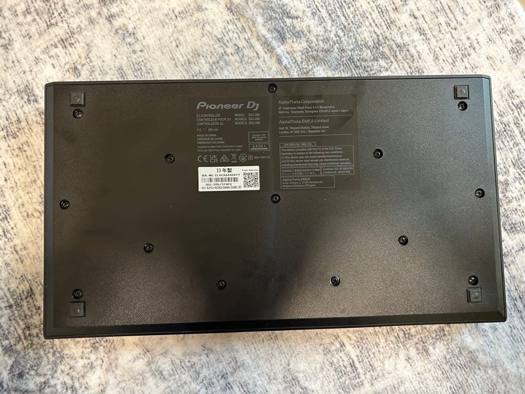 Pioneer DJ DDJ-200 コントローラー　2023年製