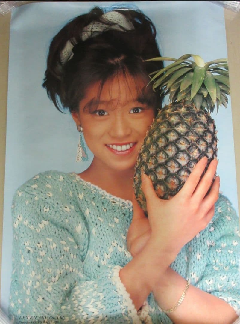 【激レア】中森明菜　ケン企画(研音)公式　B1特大サイズポスター　当時物　非売品