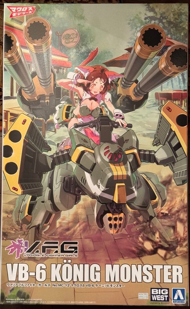 アオシマ V.F.G. マクロスΔ ケーニッヒモンスター 新品未開封