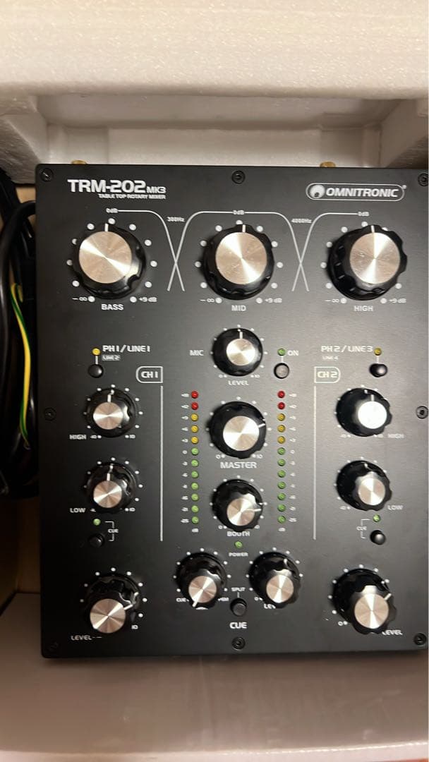 OMNITRONIC TRM-202 MK3 DJミキサー