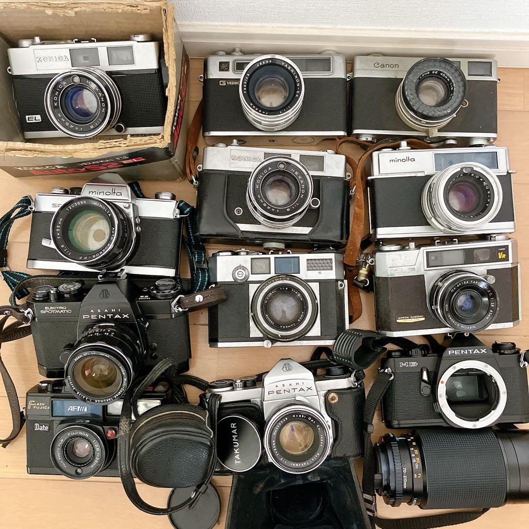 フィルムカメラ　ジャンクまとめ売り　12台　ビンテージ　オールドカメラ