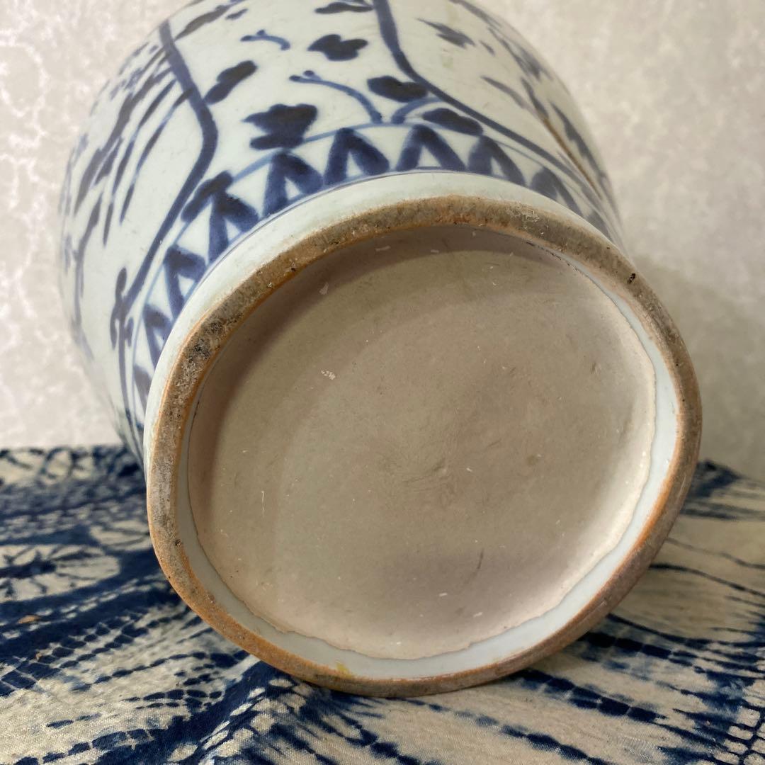 初期伊万里　古伊万里　染付壺