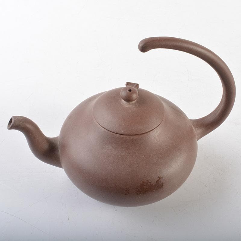 中国　紫砂　朱泥　急須　茶壷　在銘　C　R6282