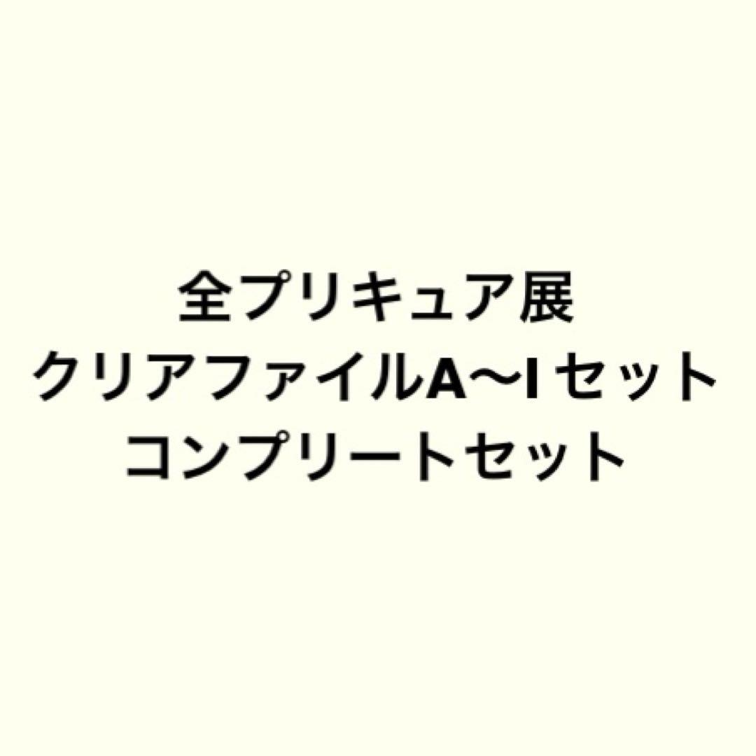【未開封】全プリキュア展 クリアファイル コンプリートセット