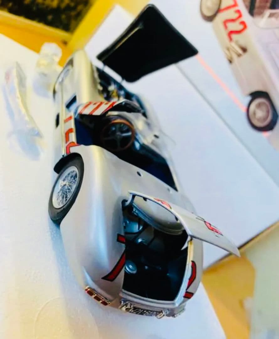 美品★貴重‼️ミニチャンプス 1/24❣️ベンツ300SLR ‼️❣️希少モデル