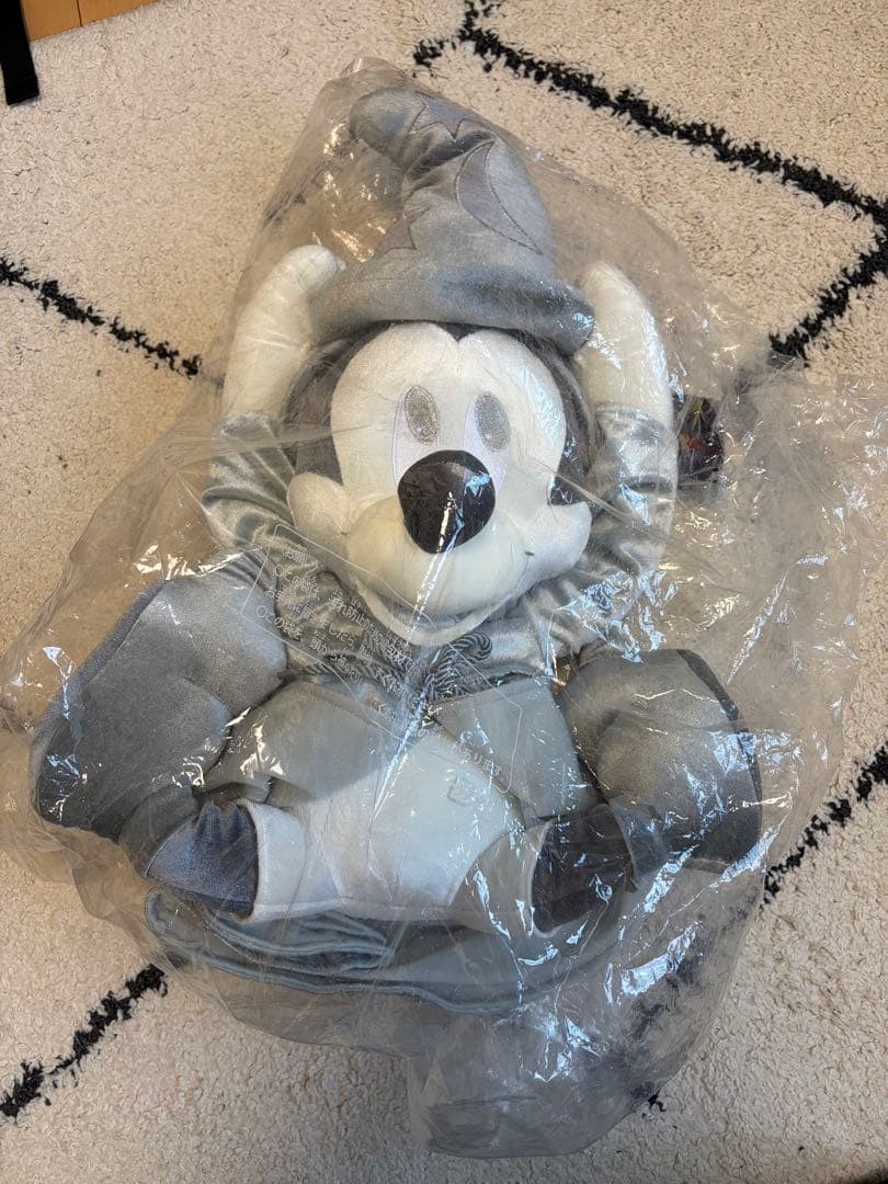 ディズニー100 プラチナ ぬいぐるみ 魔法使いの弟子ミッキー