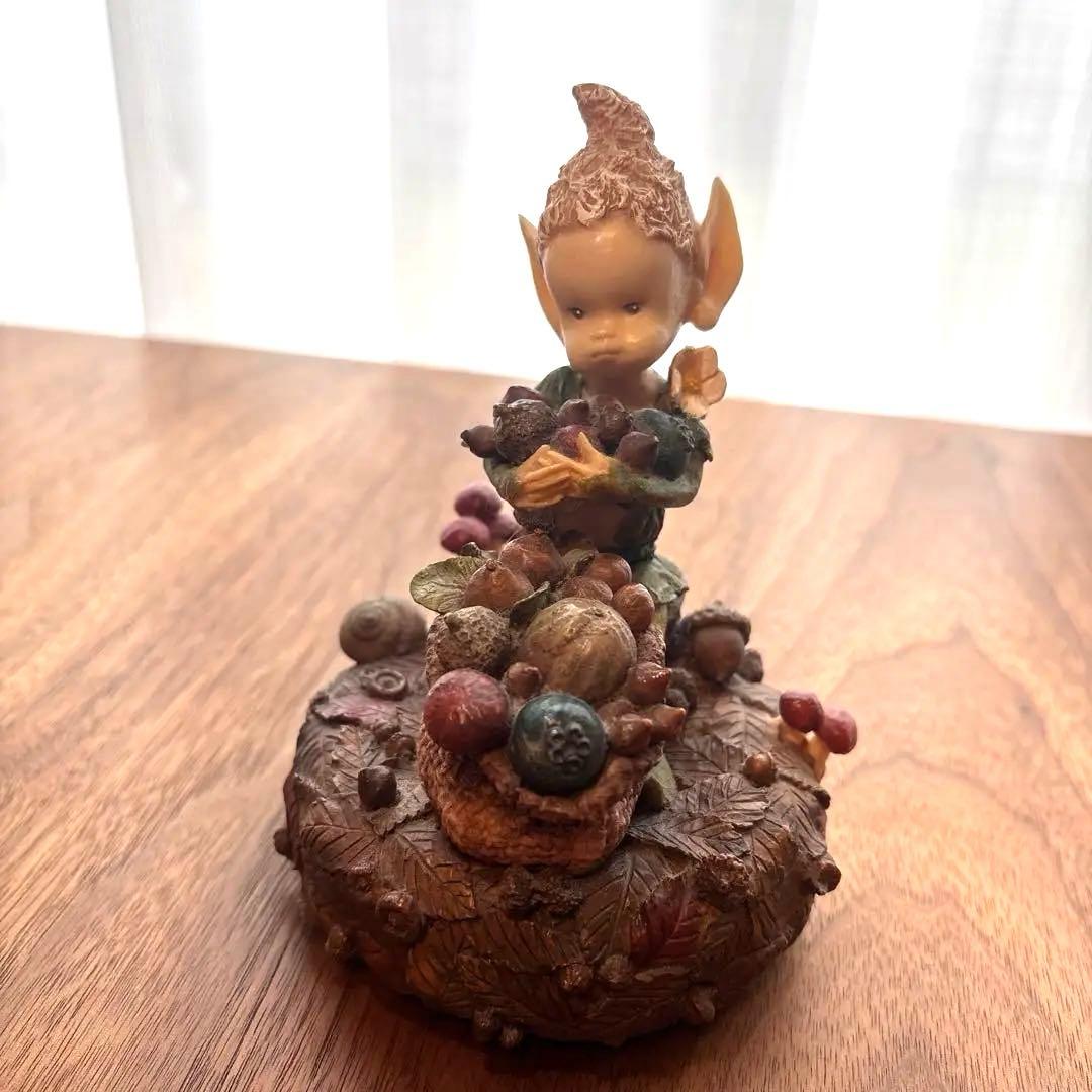 【最終値下げ】【希少】　与勇輝　妖精の陶器フィギュア　人形　ニングル