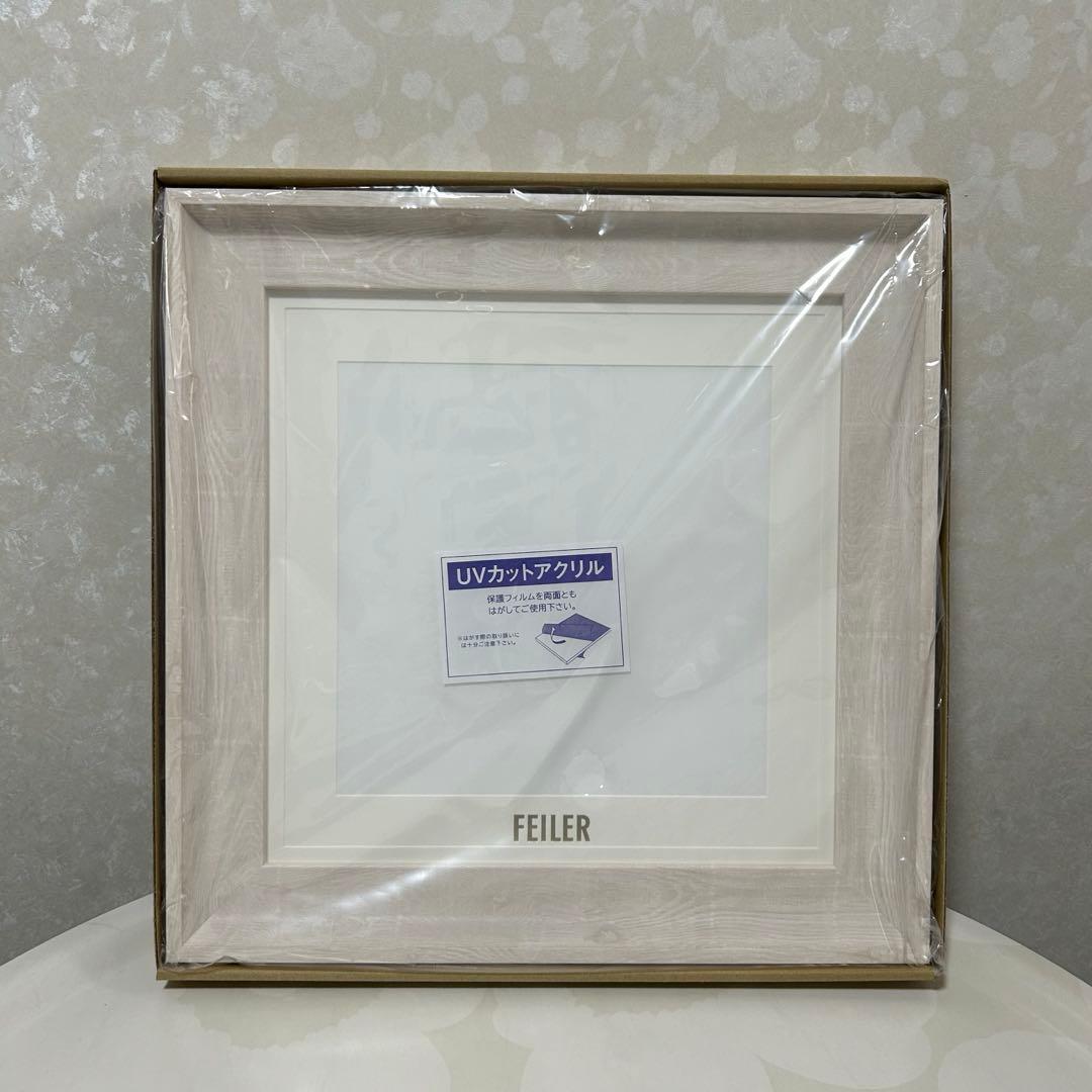 FEILER フェイラー　額　ホワイト