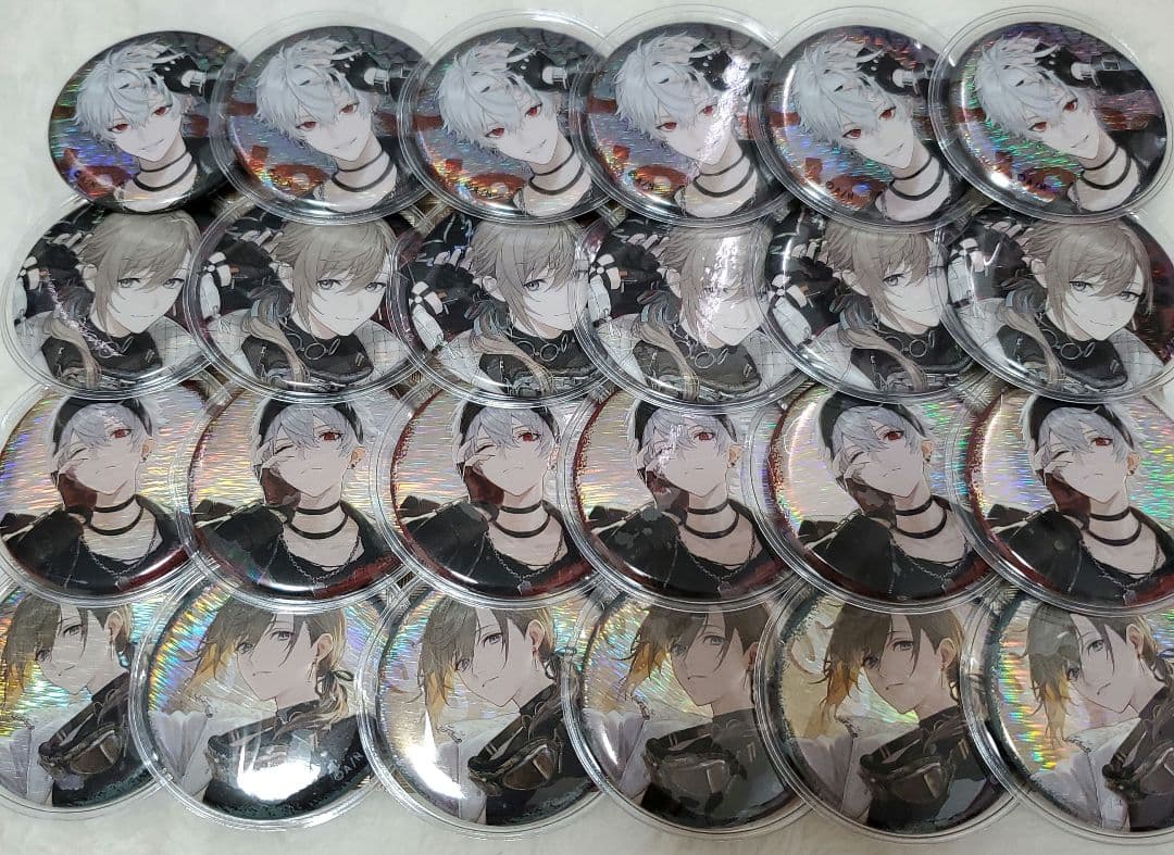 にじさんじ　ChroNoiR 7周年　叶　葛葉 缶バッジ