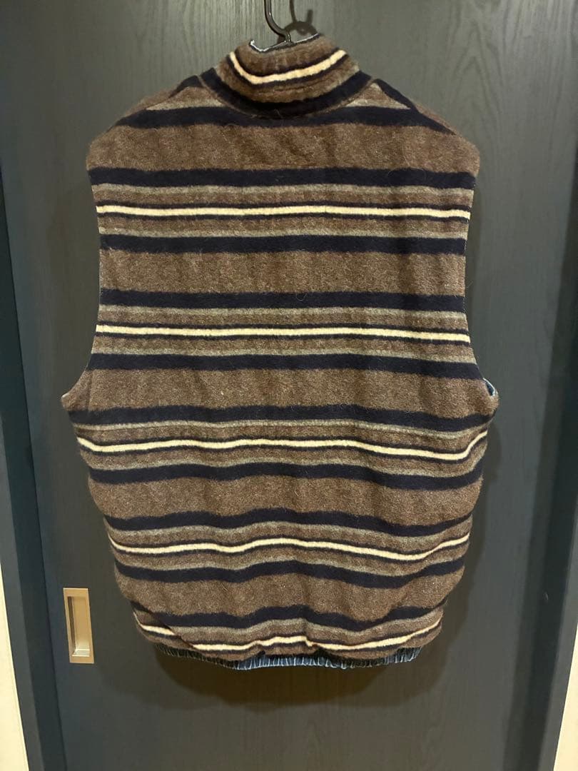 テンダーロイン TENDERLOIN デニムブランケットリバーシブルベスト