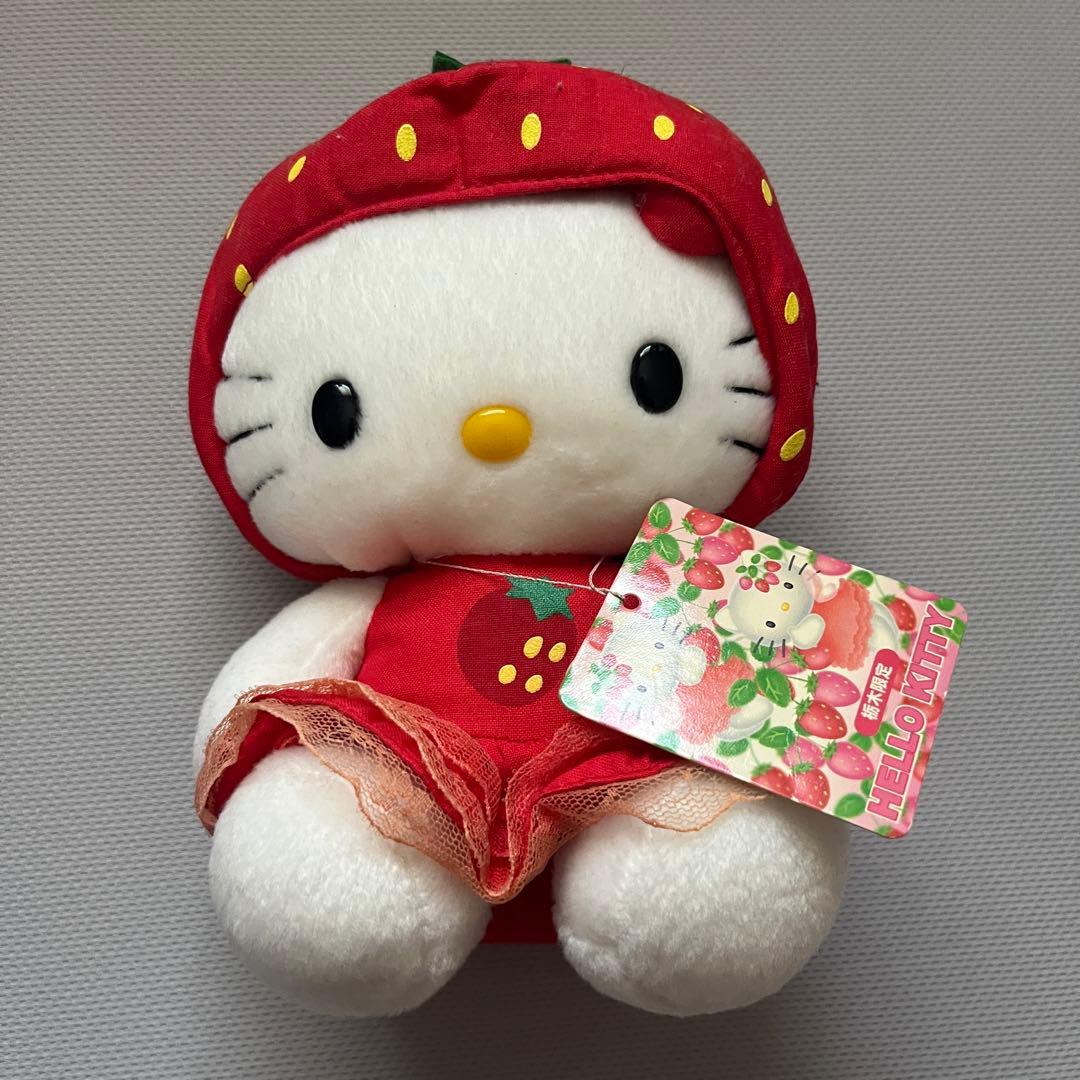 ご当地キティ　栃木限定　いちご　ぬいぐるみ