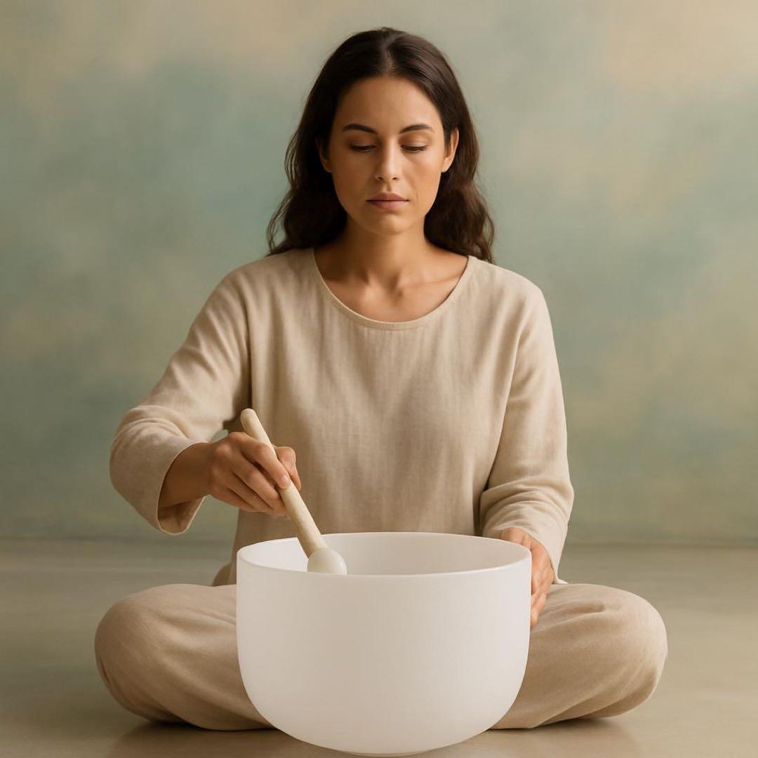 クリスタルボウル 25㎝ 10in クリスタルシンギングボウル シンギングボウル