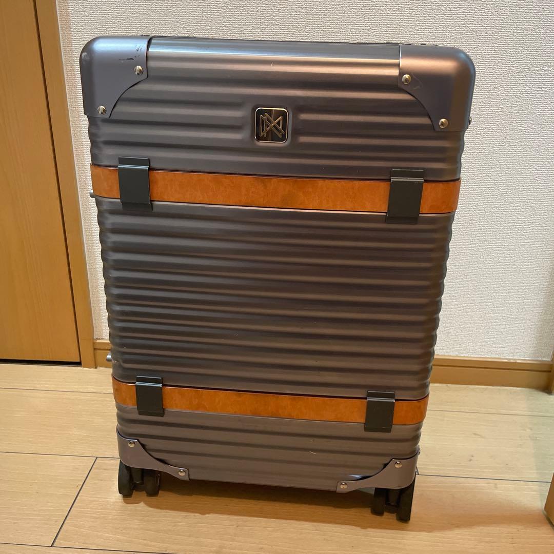 LANZZO スーツケース Viking 19inch グレー/ベージュ