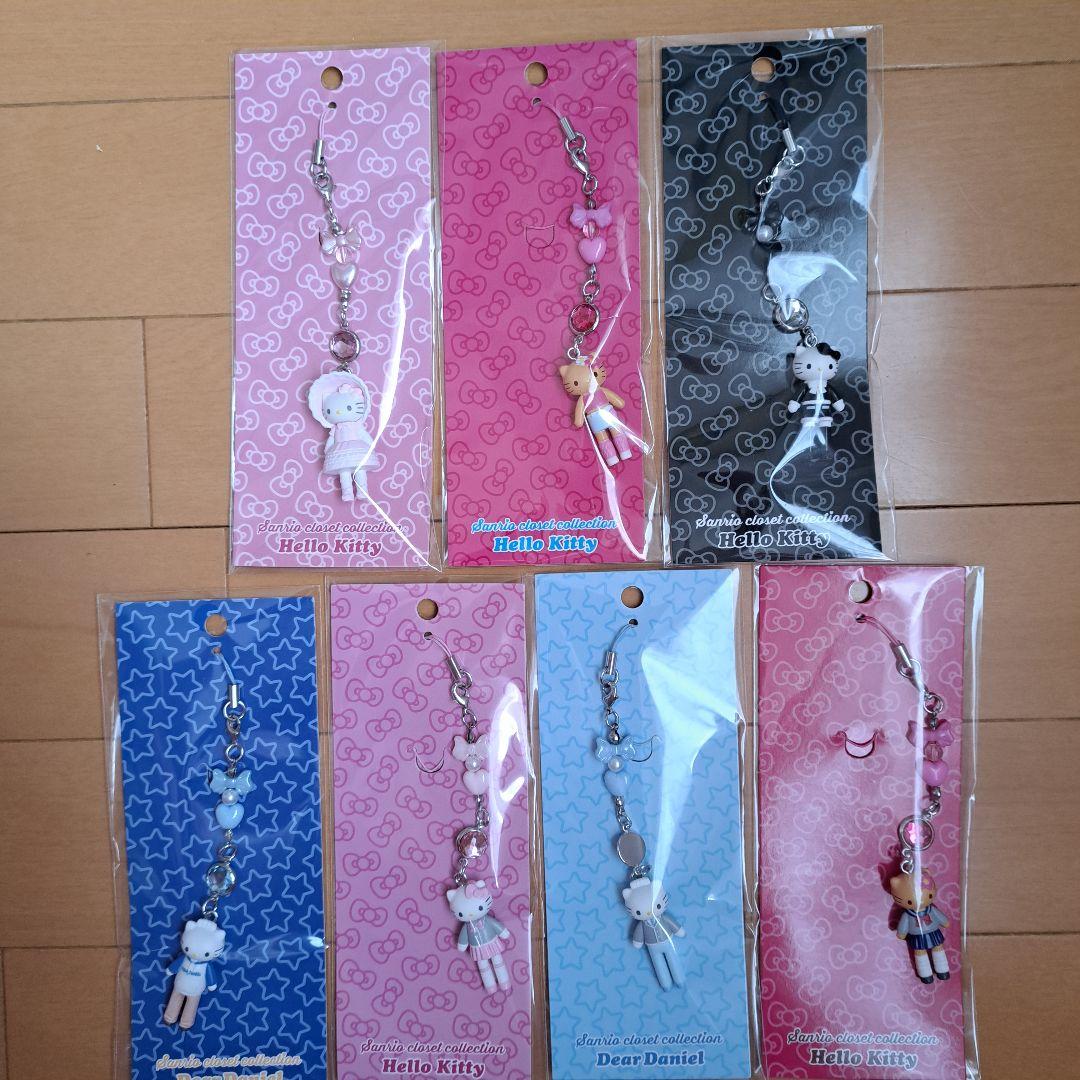 ②キティ　クローゼットコレクション　ストラップ　7点セット　未開封