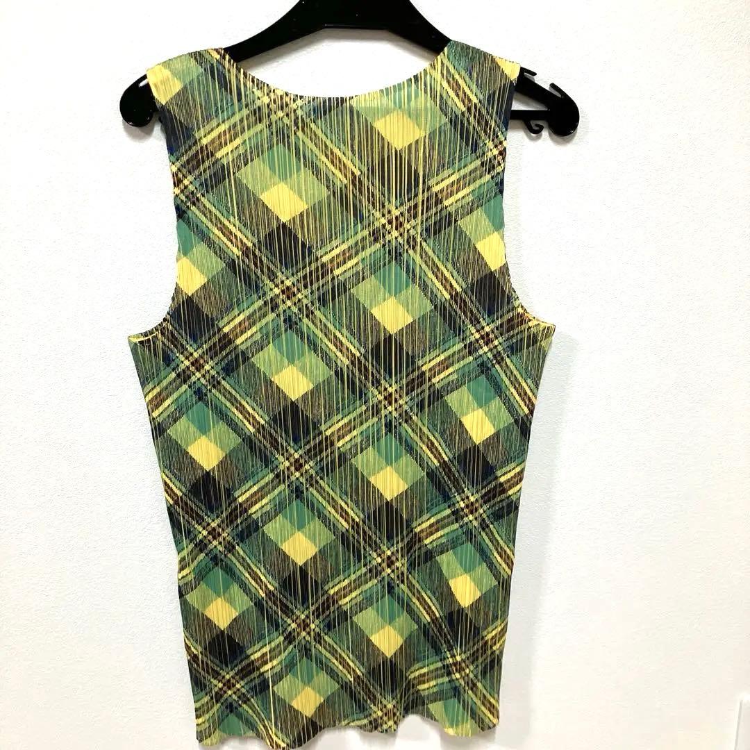 PLATS PLEASE チェック柄タンクトップ