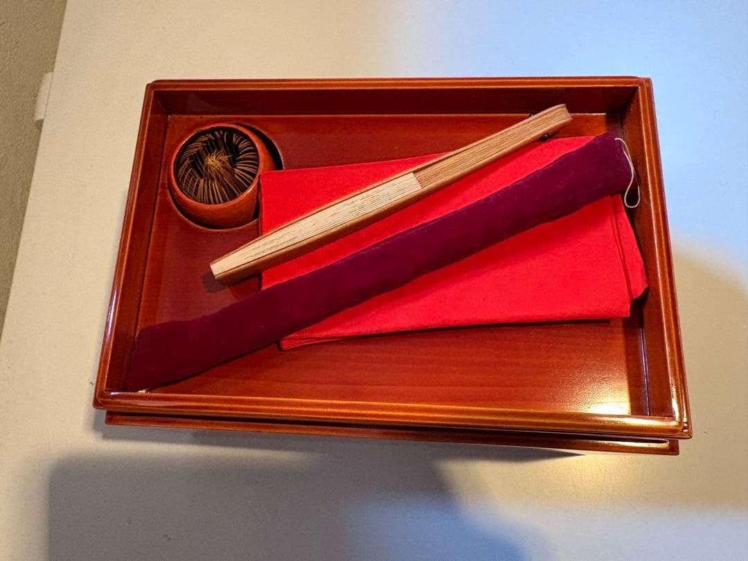 茶道具セット 茶箱と茶器