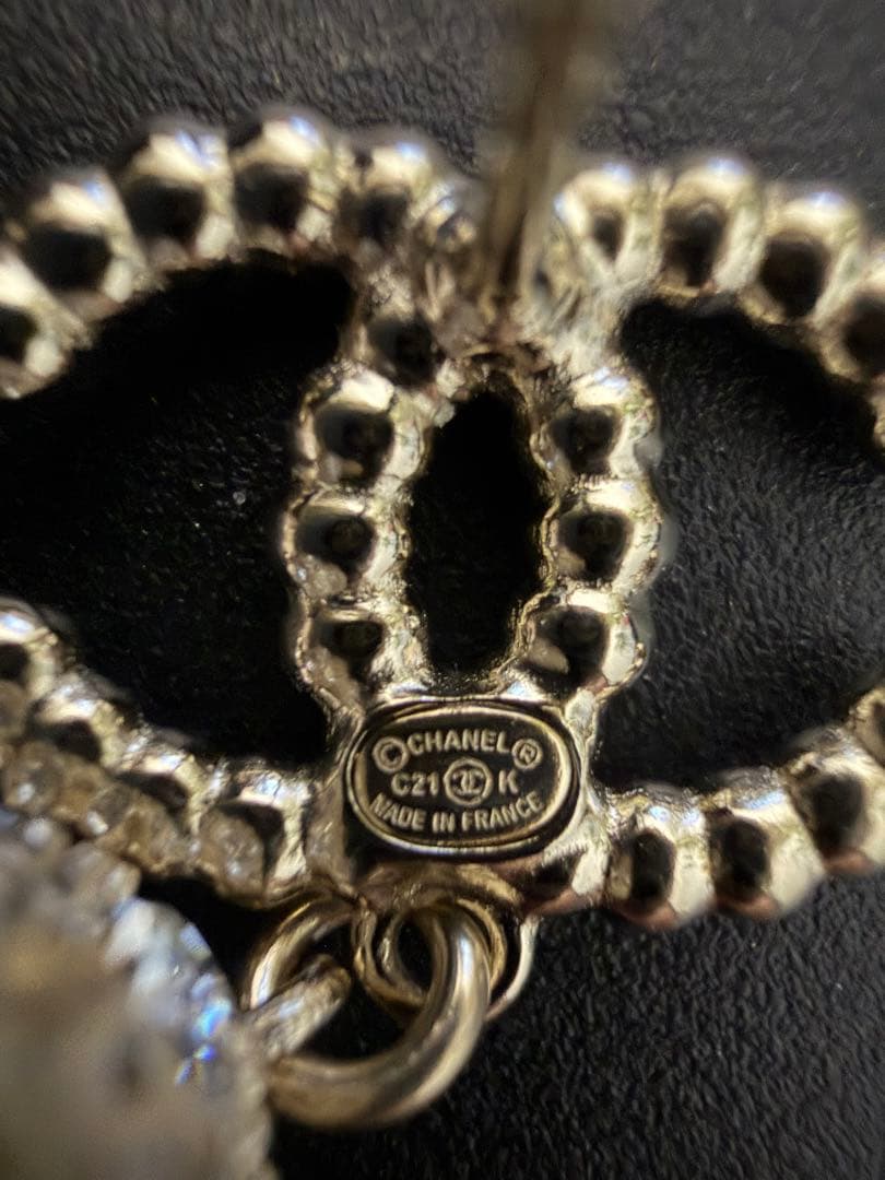 CHANEL ピアス ココマーク スイング C21*K 箱付
